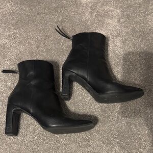 Maurices Black Heeled Ankle Boots